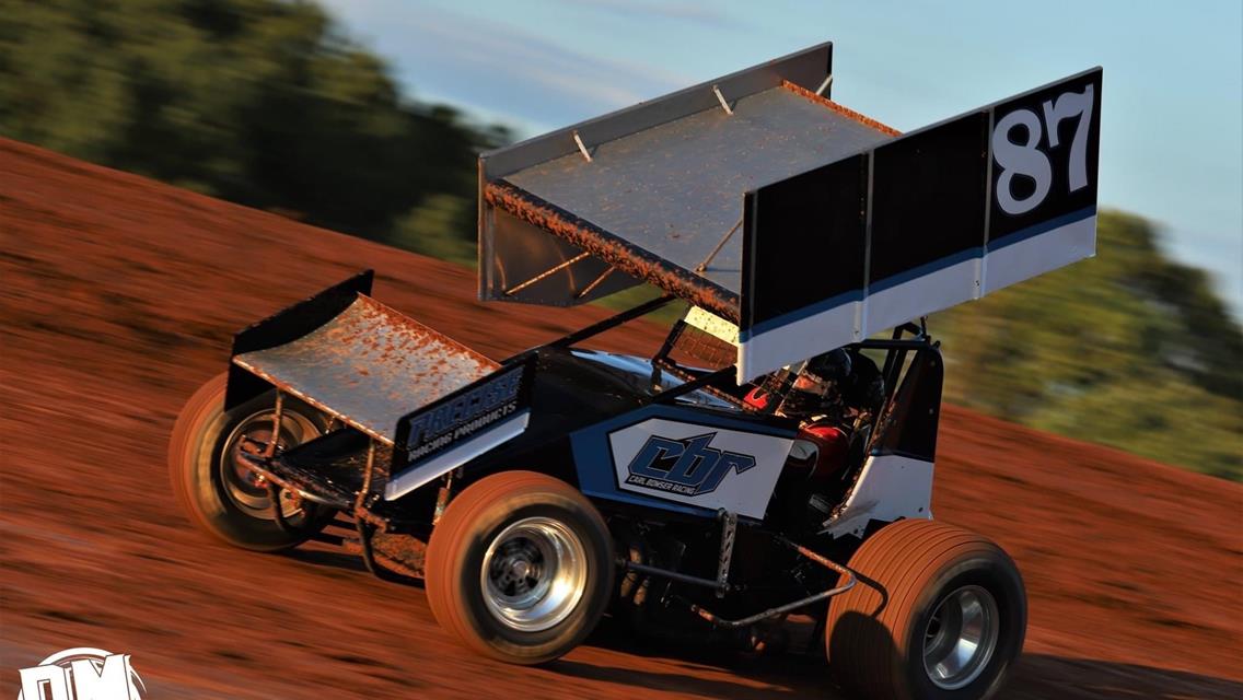 Jim Perricone in the Carl Bowser #87 Lernerville Speedway