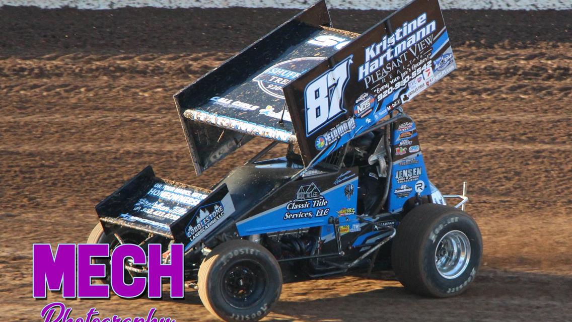 Austin Hartmann fulfills World of Outlaws A main dreams at Beaver Dam Raceway