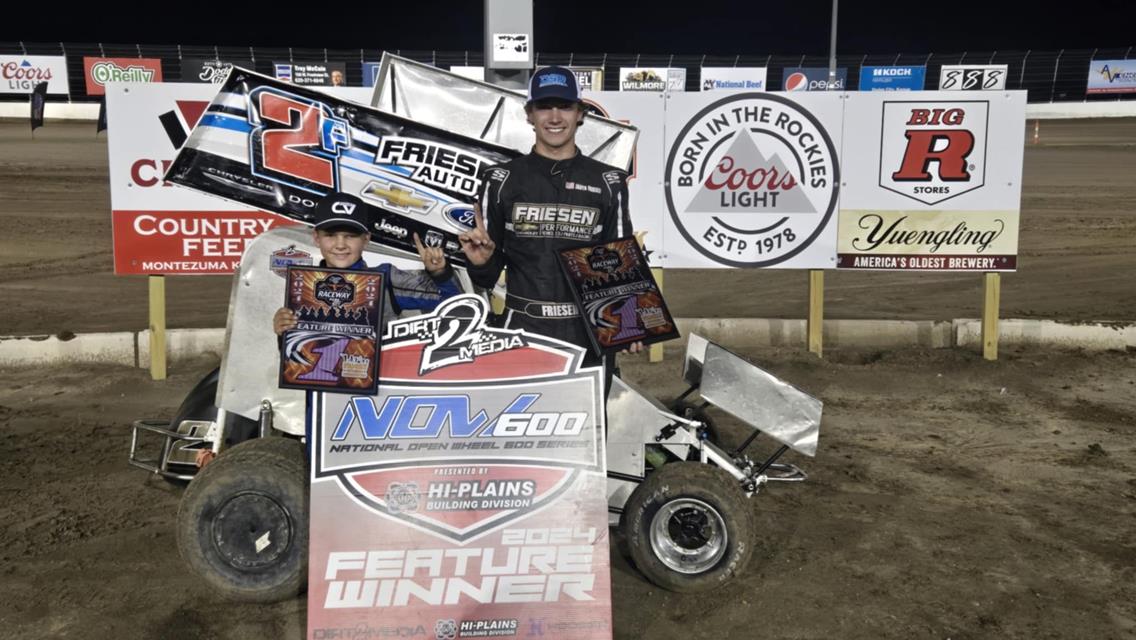 Friesen Doubles while Weger, Fetters, and Larsen Land NOW600 National Victories at Dodge City Raceway Park on Wednesday!