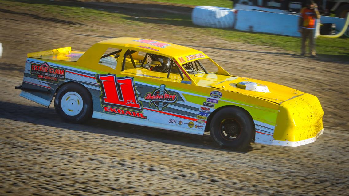 Ekdahl Gets First EVER Feature Win Saturday Night at the Big O!