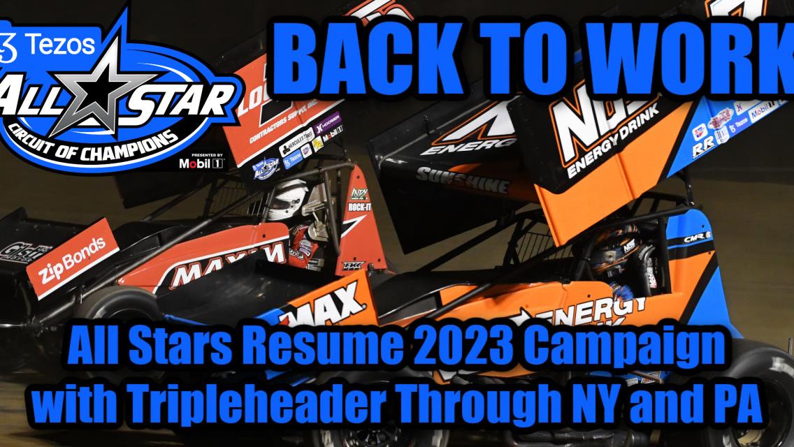 All Stars resume 2023 campaign with tripleheader through NY and PA