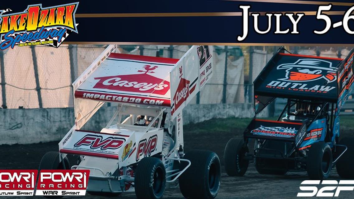 POWRi Independence Celebrations at Lake Ozark Speedway July 5-6 Weekend