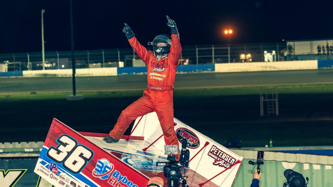 Jason Martin Battles To Third Straight ASCS National Win At Longdale Speedway