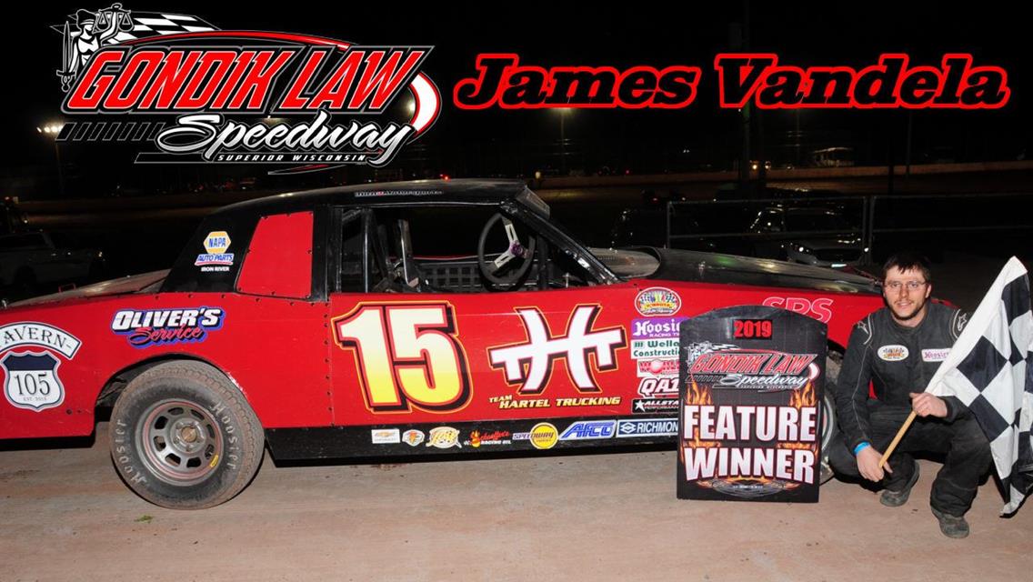 NEW FACES IN VICTORY CIRCLE AS GONDIK LAW SPEEDWAY OPENS