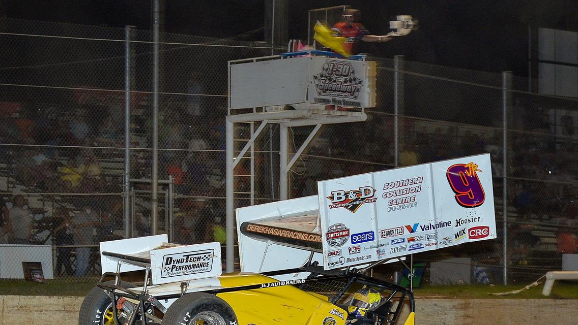 Derek Hagar Unstoppable In Ralph Henson Memorial At I-30 Speedway