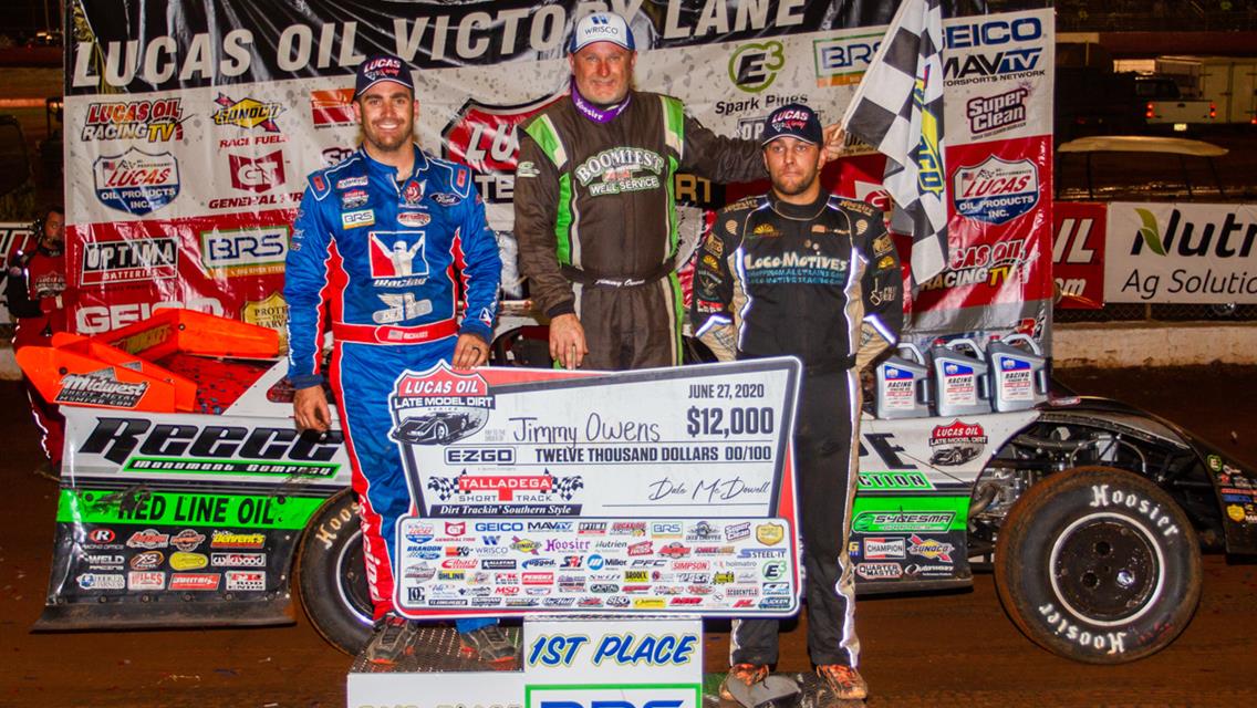 Owens Remains Unstoppable in Lucas Oil Win at Talladega