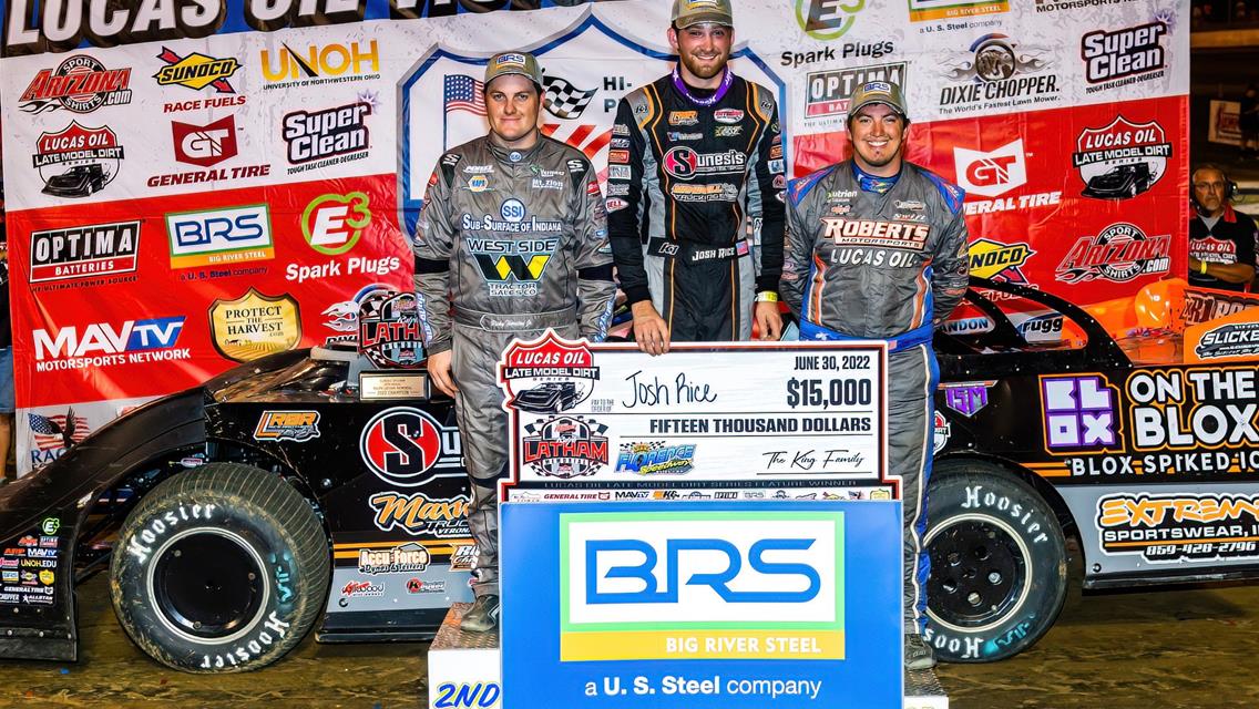 Florence Speedway (Union, Ky.) – Lucas Oil Late Model Dirt Series – Ralph Latham Memorial – June 30th, 2022. (Heath Lawson photo)