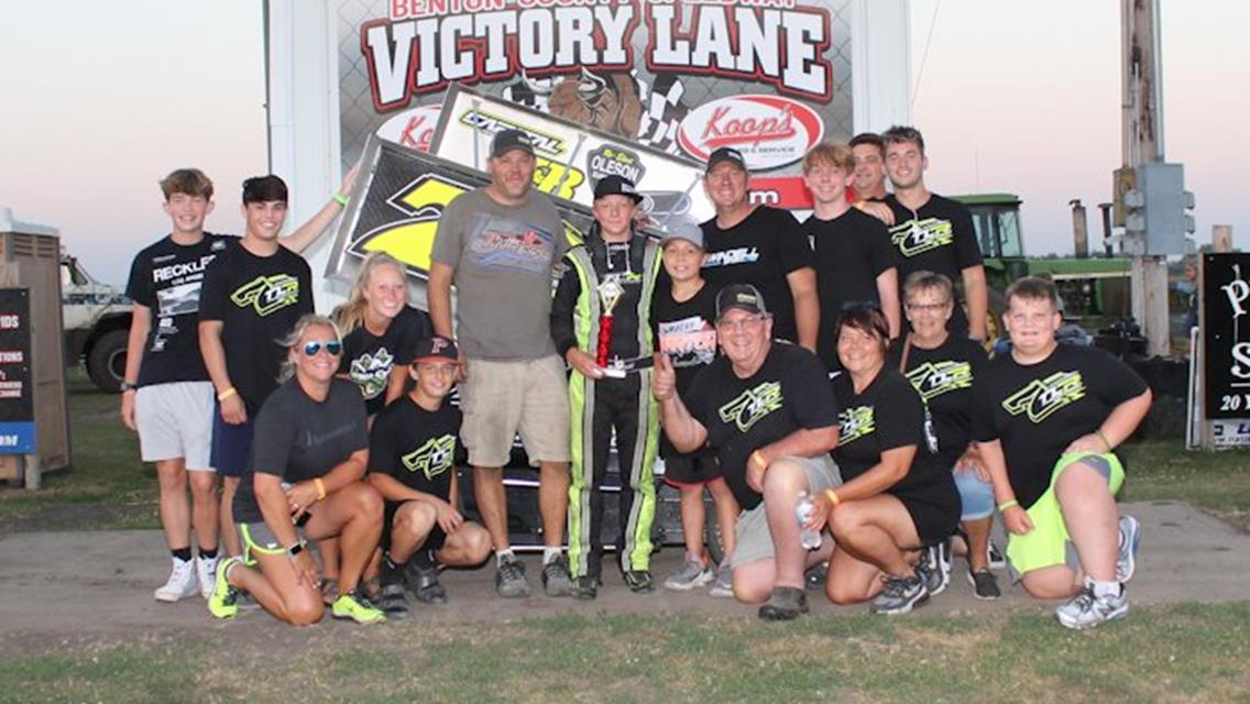 Berry Jr. Scores Win On Wild Night At Benton County Speedway