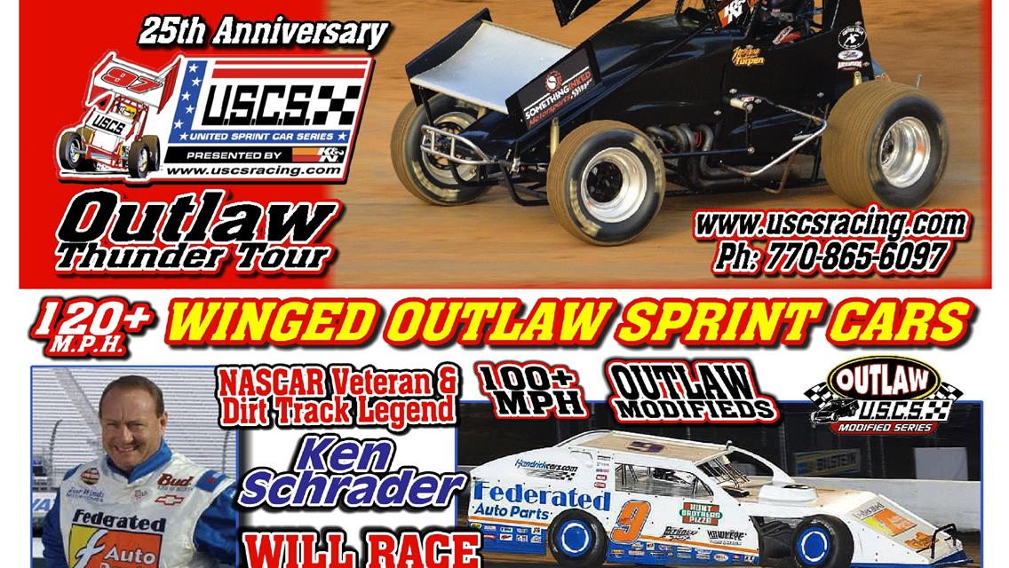 USCS Sprints and Mods headline Hattiesburg 2021 season opener Friday, February 26th