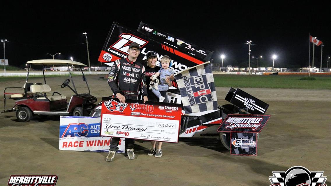 CORY TURNER CLAIMS GARY CUNNINGHAM MEMORIAL WIN AT MERRITTVILLE