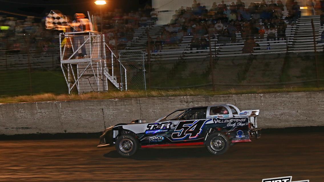 14-year-old Amelia Eisenschenk wins at I-90 Speedway
