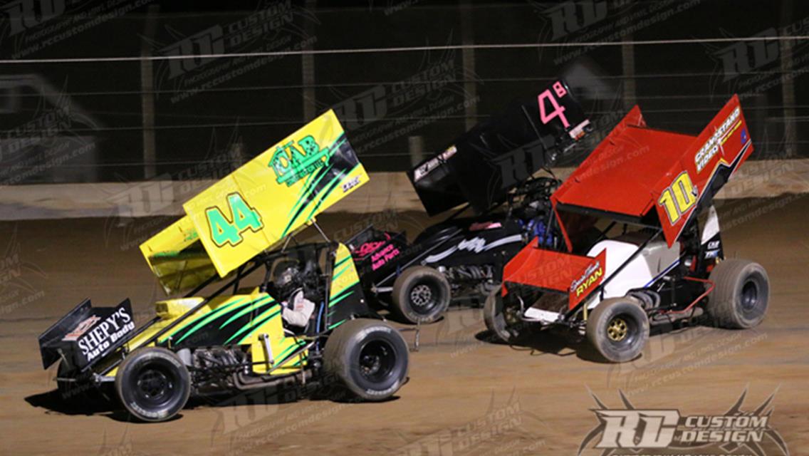 REINKE MASTERS HIGH SIDE, OUTRUNS NEITZEL FOR FILSKOV MEMORIAL VICTORY AT PLYMOUTH IN BUMPER TO BUMPER IRA OUTLAW SPRINT ACTION!