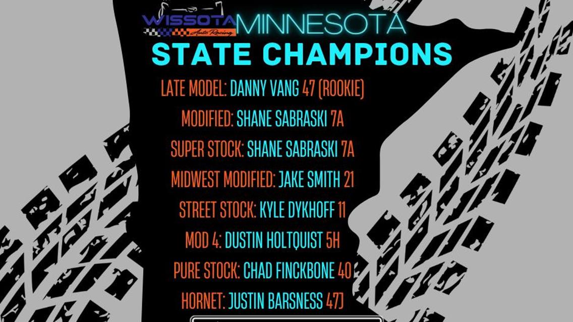 WISSOTA CROWNS ALLSTAR PERFORMANCE STATE CHAMPIONS