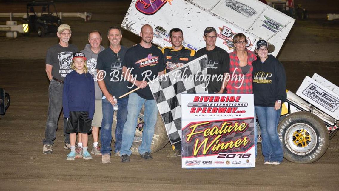 Hagar Has Luck on His Side During Win at Riverside International Speedway