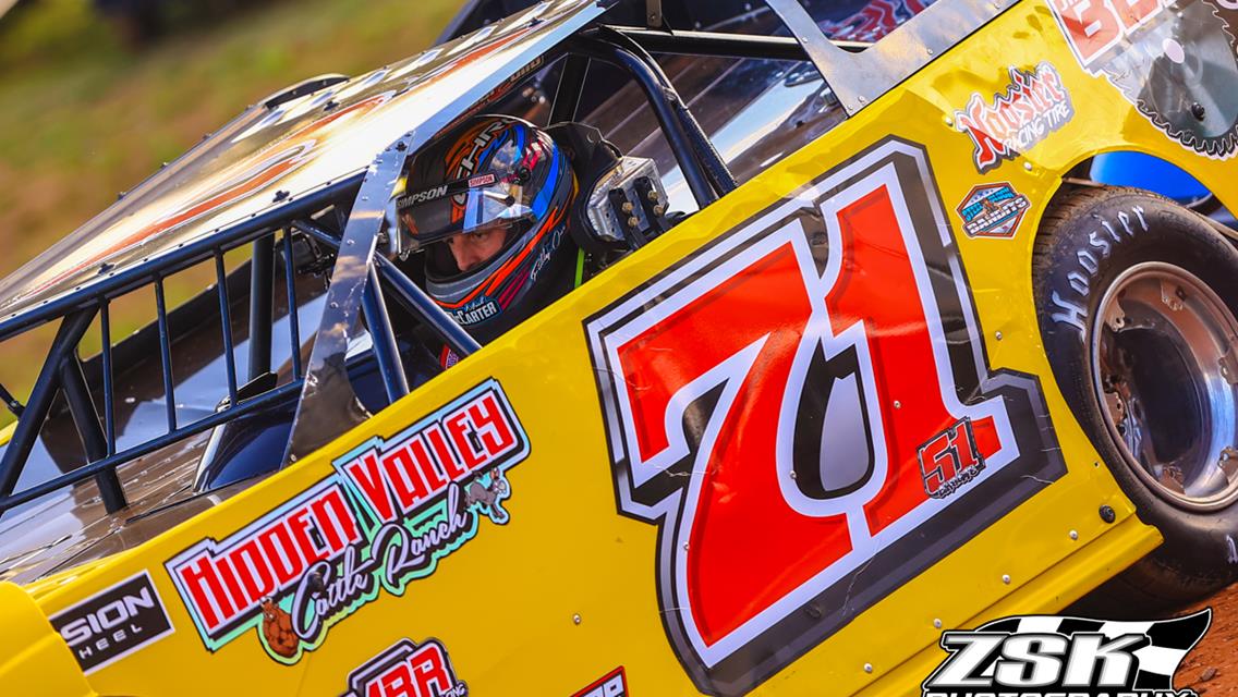 Smoky Mountain Speedway (Maryville, TN) – Steel Block Bandits Dirt Late Model Challenge – Rockin&#39; With The Stars – April 22nd, 2023 (ZSK Photography)
