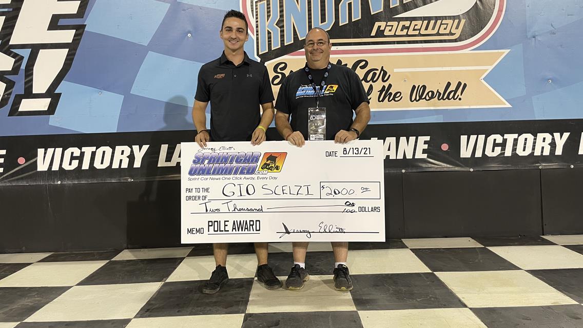 Scelzi Claims the Pole for the 60th Knoxville Nationals!