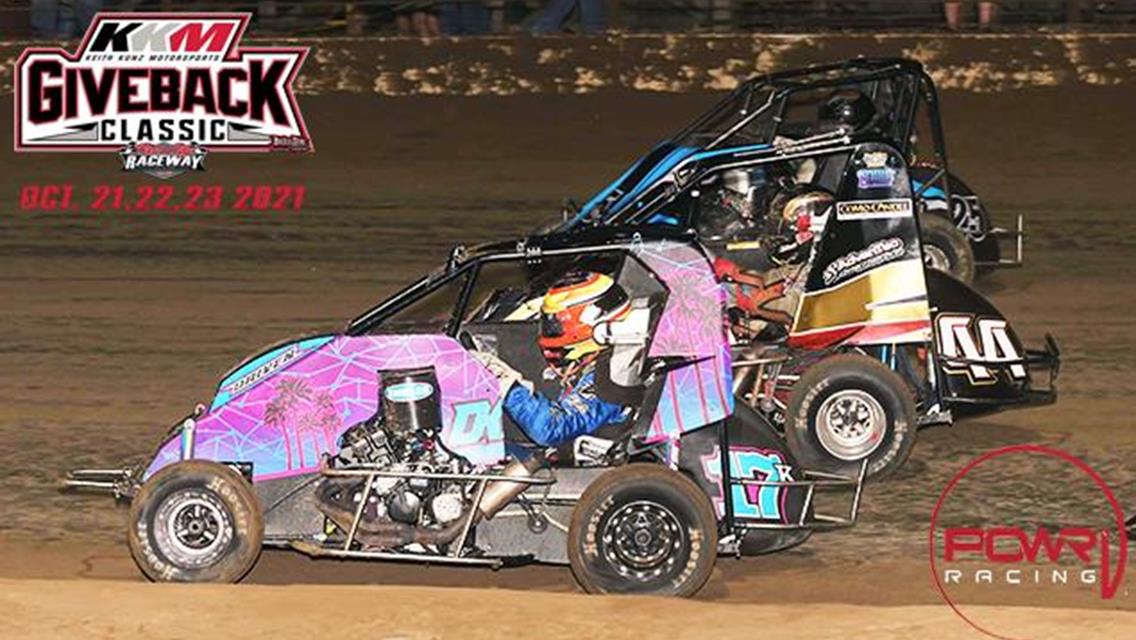 2021 KKM Giveback Classic Event Format for POWRi 600cc Outlaw Non-Wing Micros