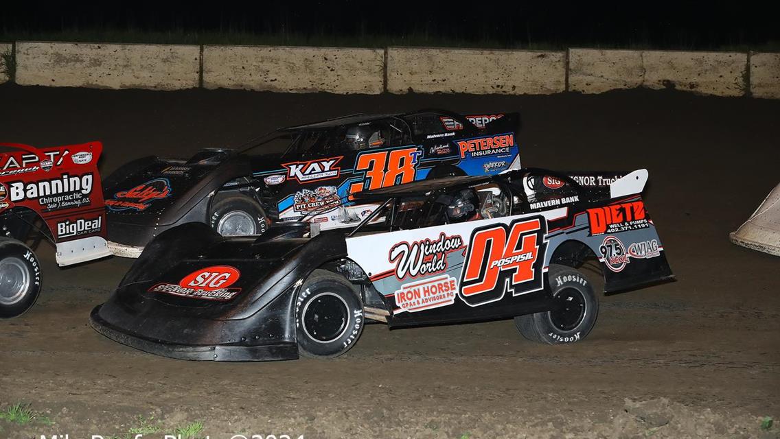 Stuart Speedway (Stuart, IA) – Malvern Bank East Series – Blackberry Brandy Brawl – May 10th, 2024. (Mike Ruefer Photo)