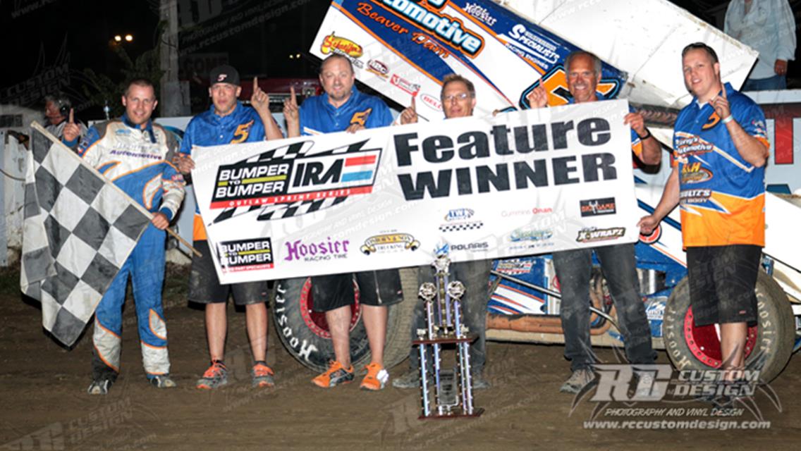FAIR TIME IS SHERM TIME!  SOPHOMORE JEREMY SHULTZ BREAKS JINX, COLLECTS KENOSHA COUNTY FAIR CHECKERS IN IRA ACTION!