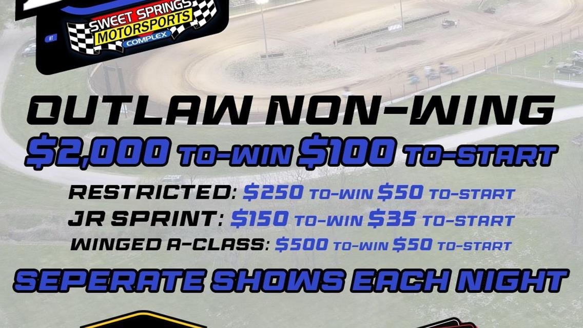 NOW600 Wild Card Takes On NOW600 HART Series at Sweet Springs for the Dirt2Media Duels on May 3-4