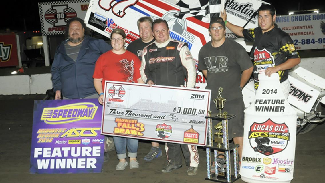 Wayne Johnson Dominates Fall Brawl III Opener at I-80 Speedway