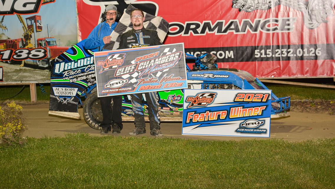 Thornton, Meyer, Peterson, Reynolds, May, and Davis, Jr. take Cliff Chambers Memorial victories