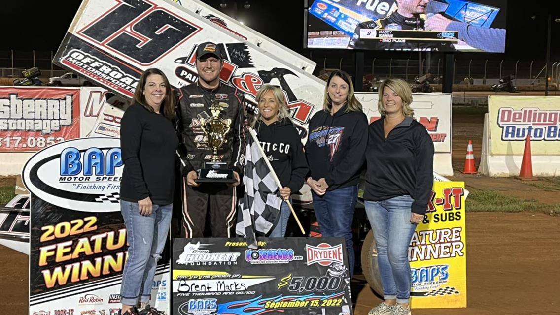 Marks Passes Kahne for Greg Hodnett Foundation Dirt Classic Qualifier Win