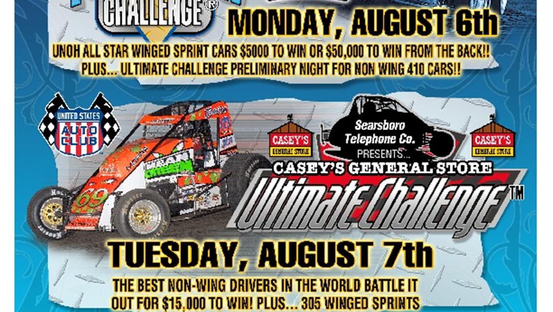 Front Row Challenge/Ultimate Challenge Offers Best of Both Worlds!