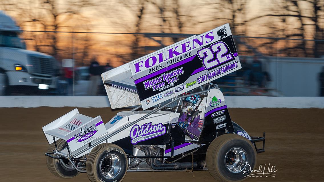 Kaleb Johnson Shows Speed During IRA Sprints Doubleheader at 34 Raceway