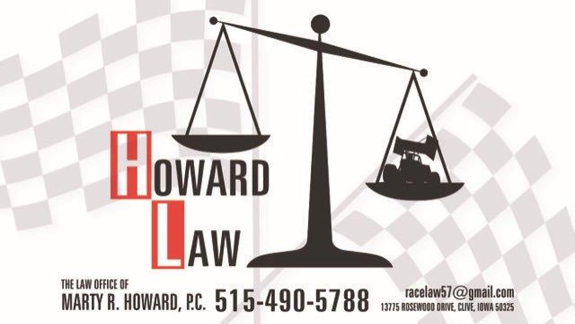 Howard Law is Official A Main Sponsor of Sprint Invaders!
