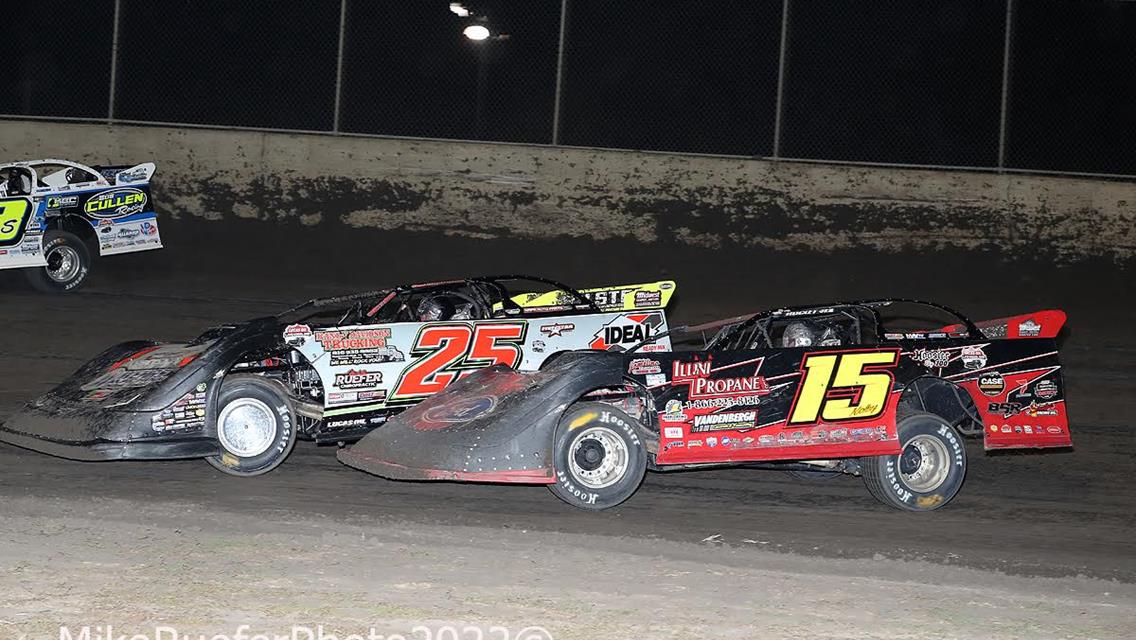 Tri-City Speedway (Granite City, IL) – Lucas Oil Midwest LateModel Racing Association (MLRA) – Championship Weekend – October 14th-15th, 2022. (Mike Ruefer photo)