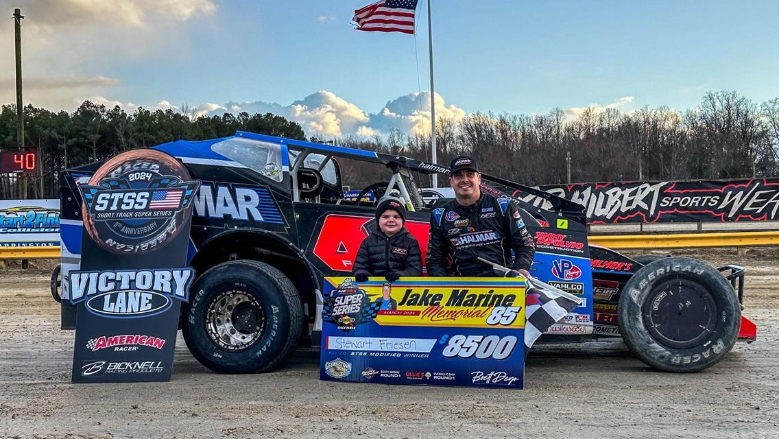 Just Enough: Stewart Friesen Survives for Jake Marine Memorial $8,500 Payday