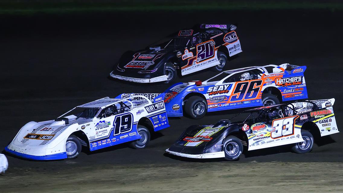 Farmer City Raceway (Farmer City, IL) – World of Outlaws Case Late Model Series – Illini 100 – April 12th-13th, 2024. (Josh James Artwork)
