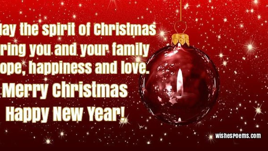 Merry Christmas and Happy New Year