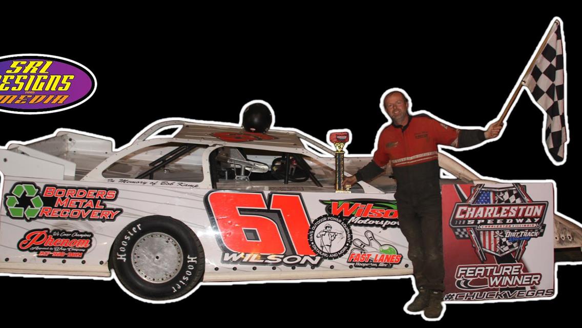 97 Entries, Erwin with a clean sweep, Pro Modified feature goes into overtime, Wilson wins 3rd in a row--
