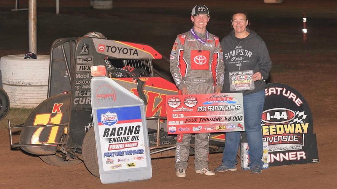 Pursley wins Charlene Meents Memorial at Riverside I-44