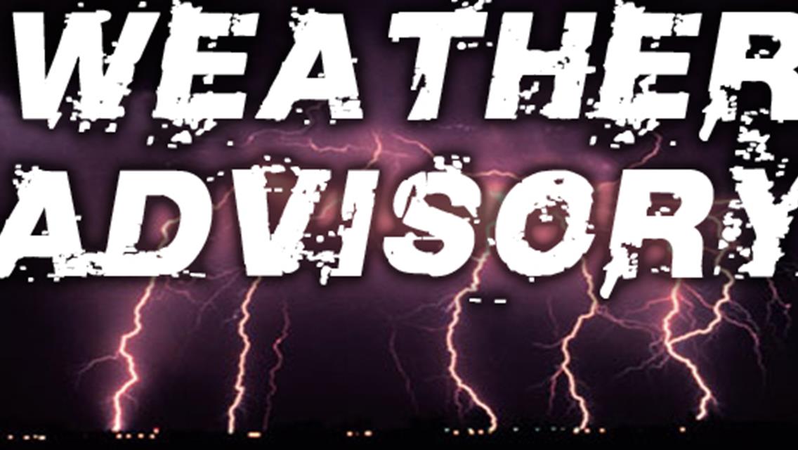 ASCS Warrior Region latest weather cancellation