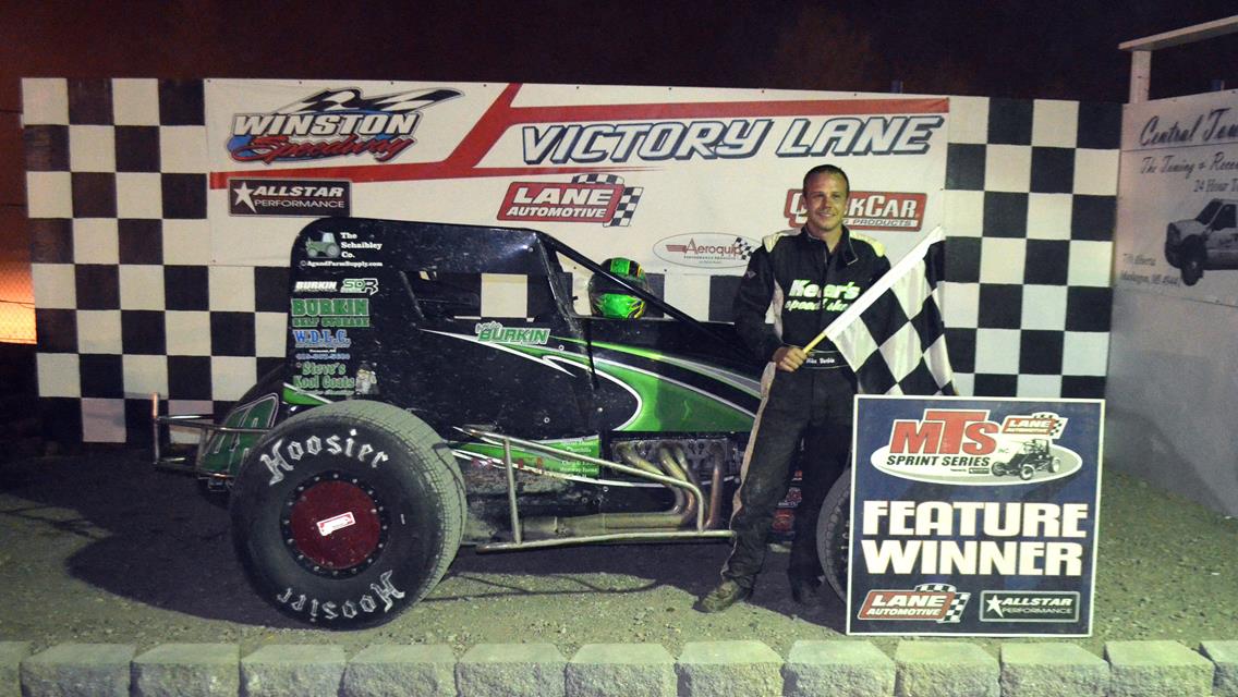 Mike Burkin Wins MTS Feature at Winston