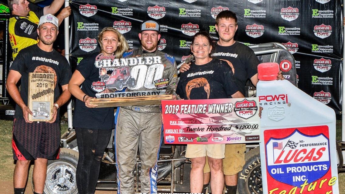 Marcham Honors Fellow Racer Grady Chandler with a Win at I44 Riverside Speedway #DoItForGrady