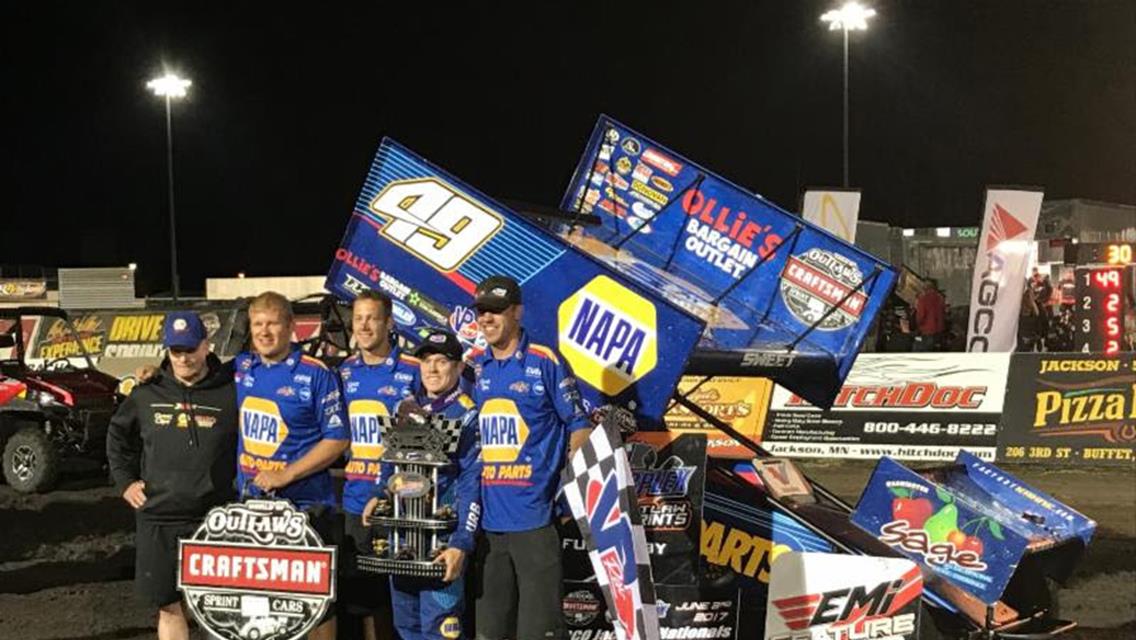 Sweet, Dover, Forbrook Jackson Nationals champs