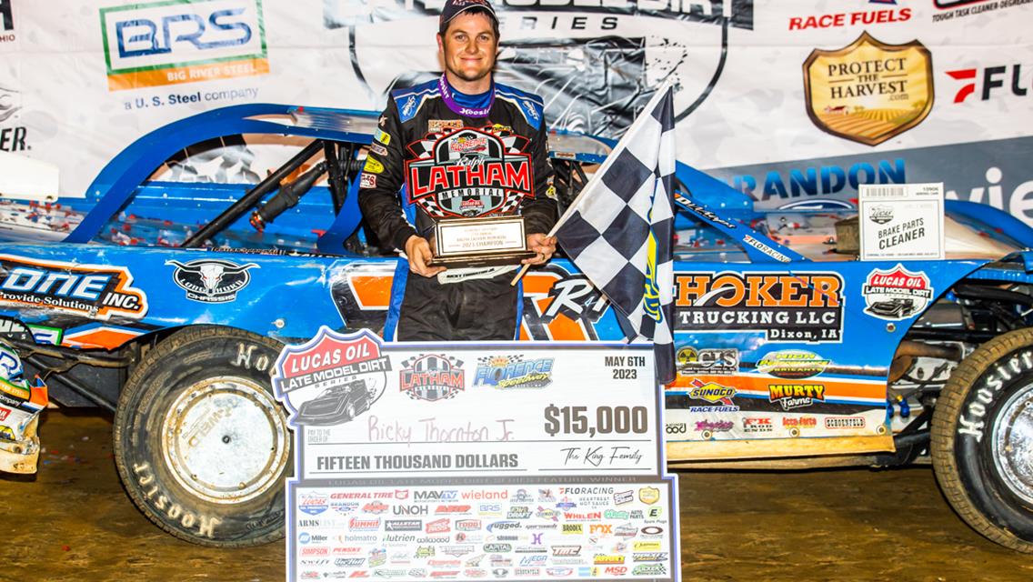 Florence Speedway (Union, KY) – Lucas Oil Late Model Dirt Series – Ralph Latham Memorial – May 6th, 2023. (Heath Lawson photo)