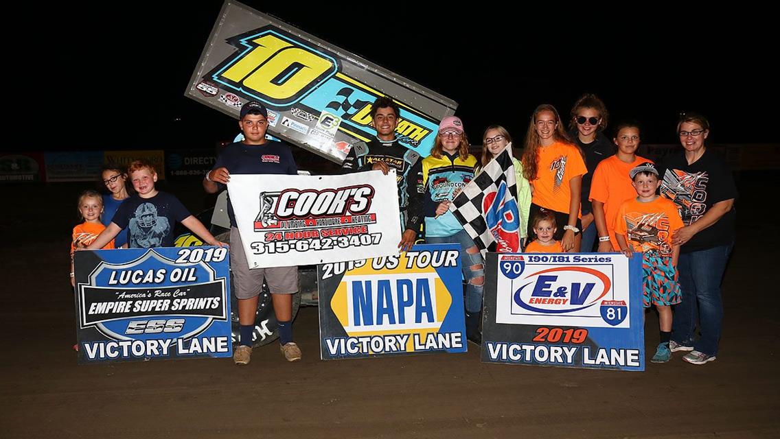 CAN-AM WINS TO DUNN, HAMM, KIRBY AND PETRIE COLAGIOVANNI PICK UP ESS WIN