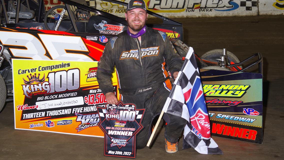 Lombardo outguns Super DIRTcar Series regulars at Lebanon Valley