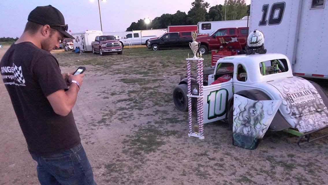 Johnny Kringas Wins - The Kim Parsons Memorial - at Beaver Dam Raceway