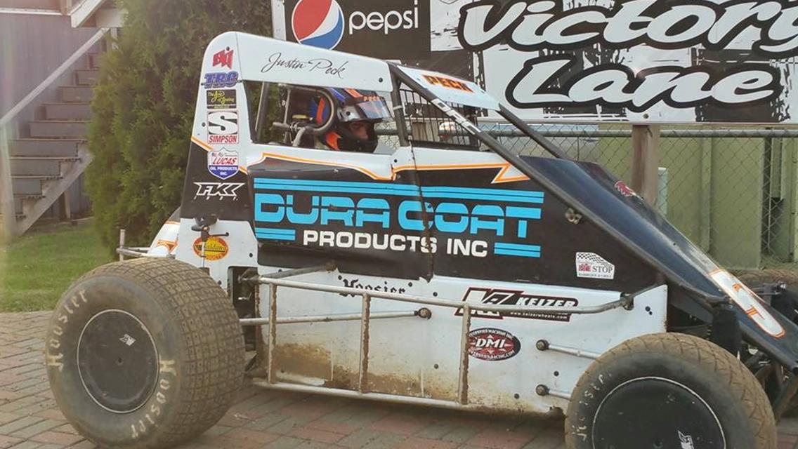 Peck Wins Heat, Derailed by Steering Failure