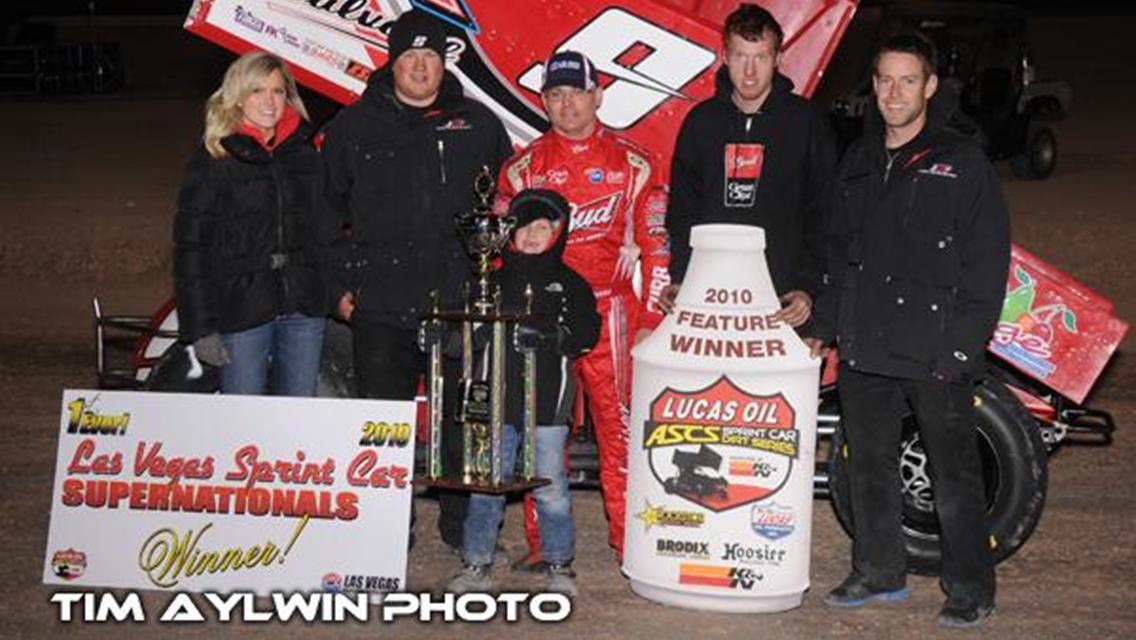 Saldana Takes Lucas Oil ASCS Honors in Las Vegas Sprint Car Super Nationals!