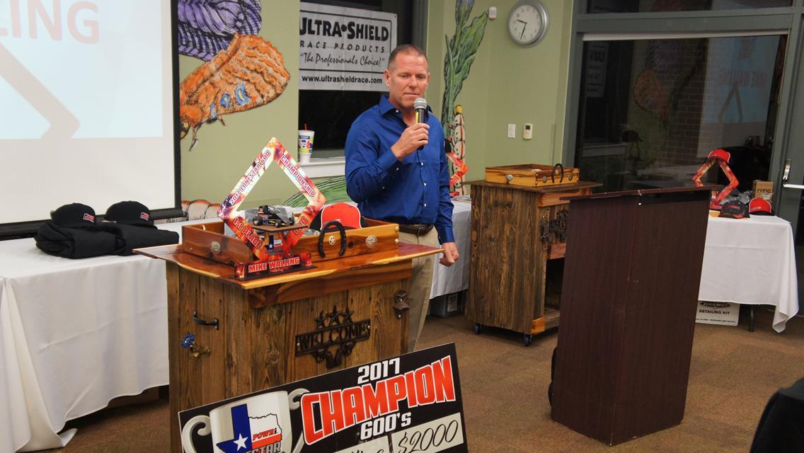 2017 Champions Crowned at The 4th Annual POWRi Lonestar 600 Banquet