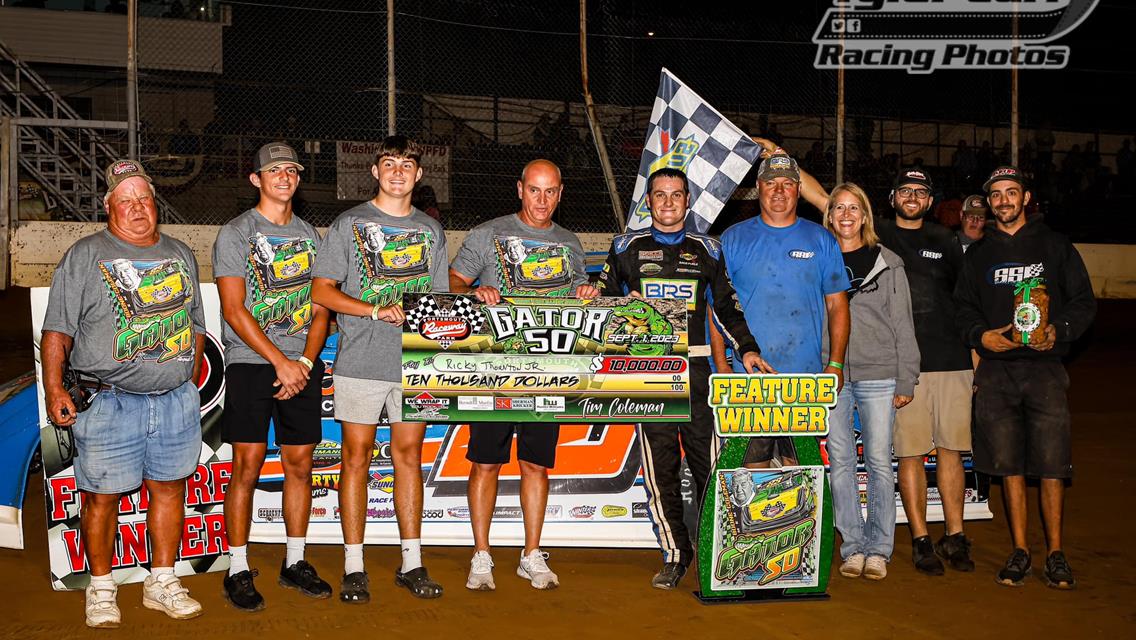Portsmouth Raceway Park (Portsmouth, OH) – Boone Coleman Memorial Gator 50 – September 1st, 2023. (Tyler Carr photo)