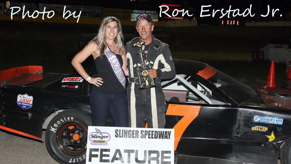 Fenhaus tops Carl Wegner Memorial for first Slinger Super Late Model Feature Win