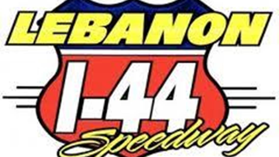 Lebanon I44 2014 Point Standings - Updated 8/4/14